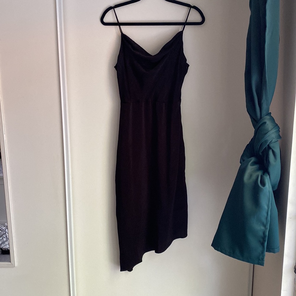 Wild Honey ASOS Cowl Neck Asymmetric Strappy Dress